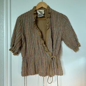 Vintage: Peplum Wool Sweater